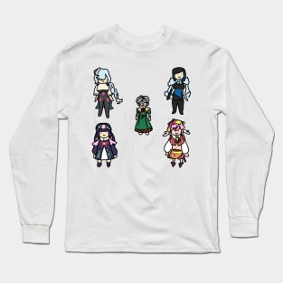 Badly Drawn Liyue 4 Sticker Pack Long Sleeve T-Shirt